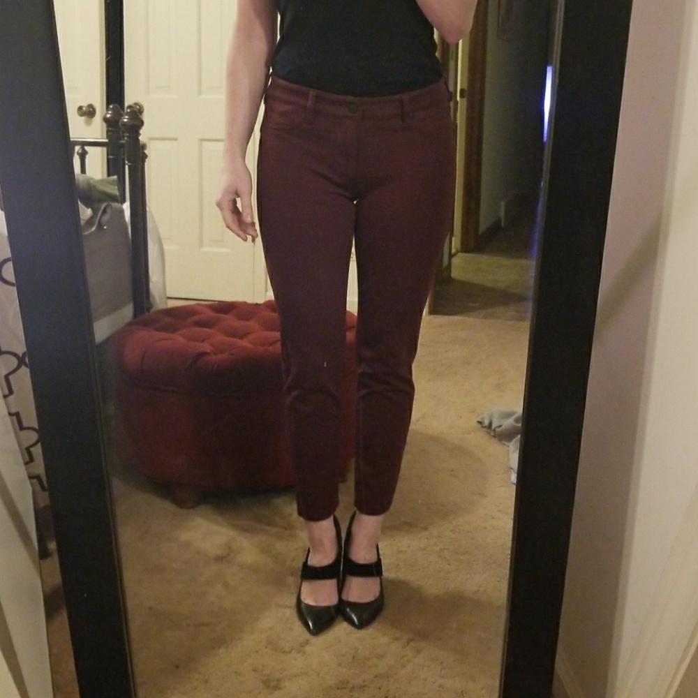 Burgundy Liverpool pants